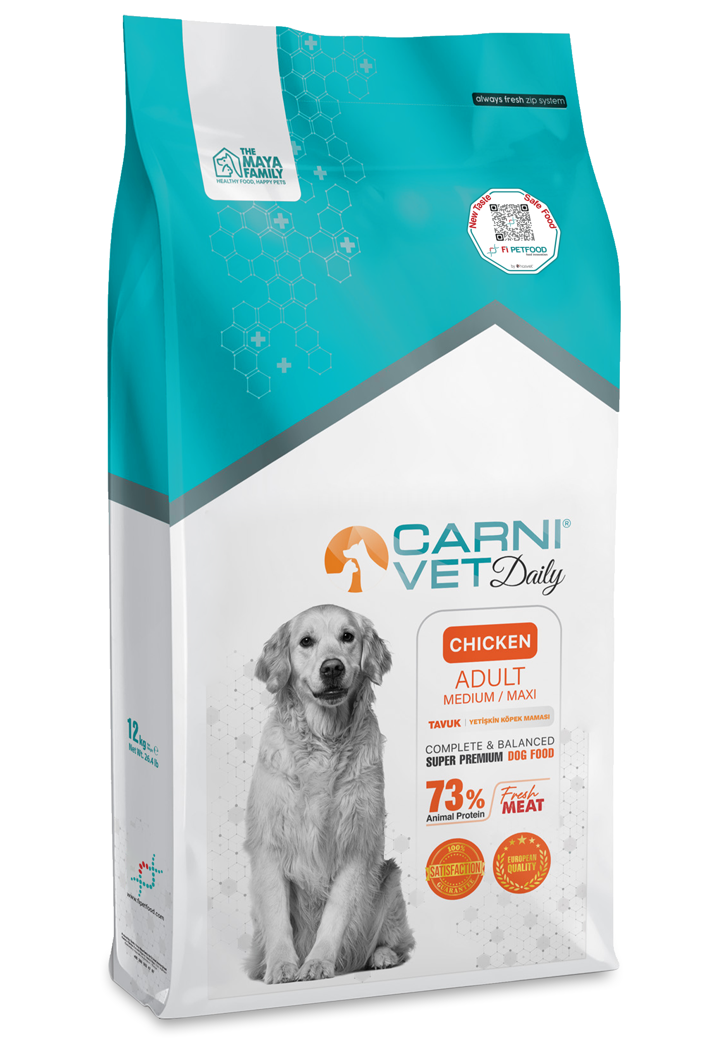 CARNI VET DAILY KÖPEK TAVUK YETİŞKİN MEDIUM & MAXI 